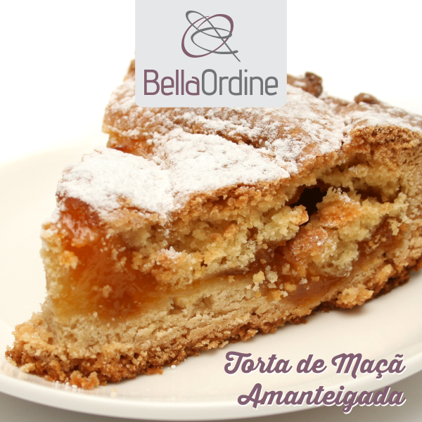 Torta de Maçã Amanteigada