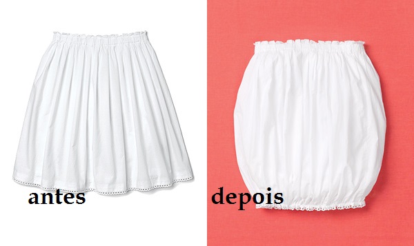 ODILLE WHITE PLEATED SKIRT